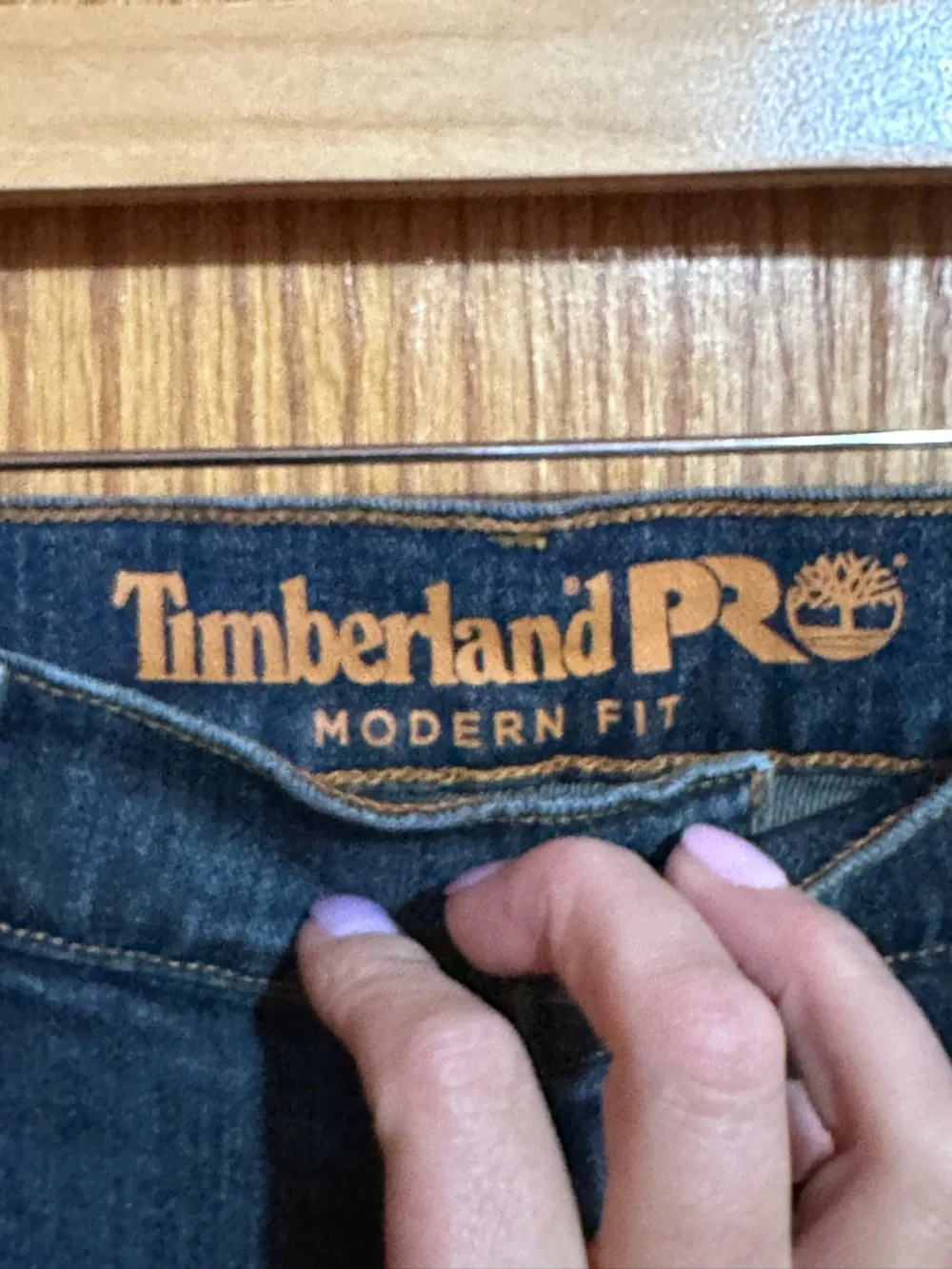 Timberland pro modern fit Straight-Leg‎ Men's Jeans in Dark Blue Sz 36x32